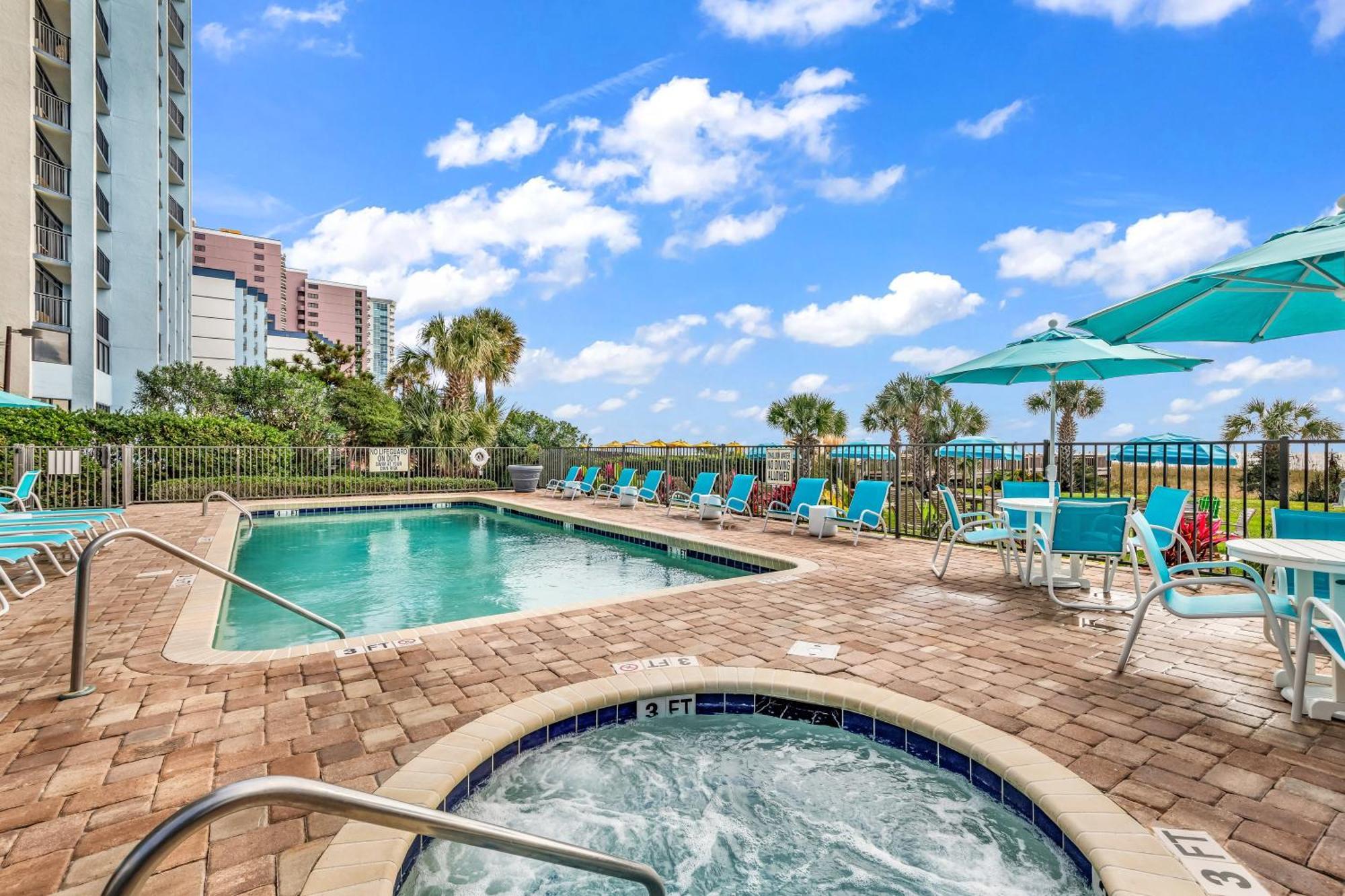 5Th Floor Direct Oceanfront Double Suite Sleeps 6 Meridian Plaza 503 Myrtle Beach Exterior photo